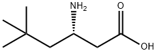 (S)-3-AMINO-5,5-DIMETHYLHEXANOIC ACID Struktur