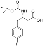 (S)-N-叔丁氧羰基-3-氨基-4-(4-氟苯基)丁酸
