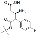 BOC-(R)-3-AMINO-4-(4-FLUORO-PHENYL)-BUTYRIC ACID Struktur