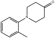 1-(2-メチルフェニル)ピペリジン-4-オン 化学構造式