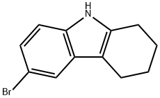 6-ブロモ-2,3,4,9-テトラヒドロ-1H-カルバゾール 化学構造式