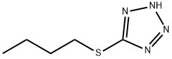 5-(N-BUTYLTHIO)-1H-TETRAZOLE 化学構造式