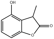 2(3H)-Benzofuranone,  4-hydroxy-3-methyl- 结构式