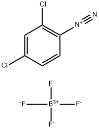 2,4-Dichlorobenzenediazonium tetrafluoroborate Struktur