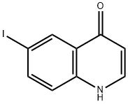 4-hydroxy-6-iodoquinoline 化学構造式