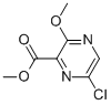 6-氯-3-甲氧基吡嗪-2-羧酸甲酯, 21874-55-5, 结构式