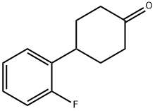 4-(2-FLUORO-PHENYL)-CYCLOHEXANONE Struktur