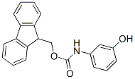 Carbamic acid, (3-hydroxyphenyl)-, 9H-fluoren-9-ylmethyl ester (9CI) Struktur