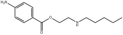 2-(pentylamino)ethyl 4-aminobenzoate 结构式
