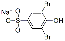 SODIUM 3,5-DIBROMO-4-HYDROXYBENZENESULPHONATE, 21886-86-2, 结构式