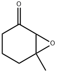 6-メチル-7-オキサビシクロ[4.1.0]ヘプタン-2-オン 化学構造式