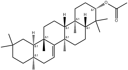 乙酰蒲公英萜醇,2189-80-2,结构式