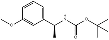 TERT-BUTYL [(1S)-1-(3-METHOXYPHENYL)ETHYL]CARBAMATE Structure