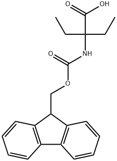2-(((9H-fluoren-9-yl)Methoxy)carbonylaMino)-2-ethylbutanoic acid Structure