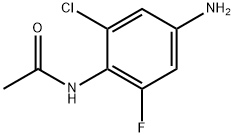 N1-(4-AMINO-2-CHLORO-6-FLUOROPHENYL)ACETAMIDE 结构式