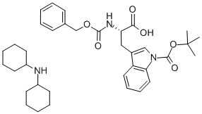 Z-TRP(BOC)-OH DCHA Structure