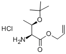 O-TERT-ブチル-L-トレオニンアリルエステル塩酸塩 化学構造式