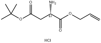 ASPARTIC ACID(OTBU)-ALLYL ESTER HCL Structure