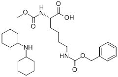 METHOXYCARBONYL-LYS(Z)-OH DCHA Struktur