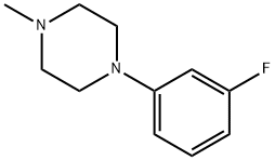 1-(3-Fluorophenyl)-4-methylpiperazine Struktur