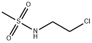 N-(2-chloroethyl)methanesulphonamide Structure