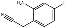 Benzeneacetonitrile, 2-amino-4-fluoro- (9CI) Struktur