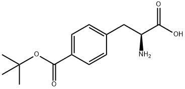 H-P-カルボキシ-PHE(OTBU)-OH 化学構造式