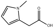 1-甲基吡咯-2-乙酸, 21898-59-9, 结构式