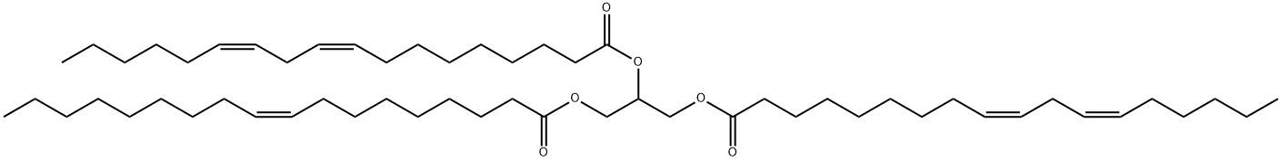 1,2-DILINOLEOYL-3-OLEOYL-RAC-GLYCEROL Structure