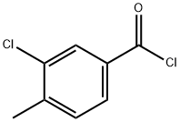 3-Chloro-4-methylbenzoyl chloride, 21900-30-1, 结构式