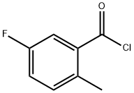 5-氟-2-甲基苯甲酰氯, 21900-39-0, 结构式