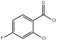 2-クロロ-4-フルオロベンゾイルクロリド 化学構造式
