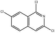 1,3,7-三氯异喹啉, 21902-41-0, 结构式