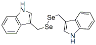 3,3'-(ジセレノジメチレン)ジ(1H-インドール) 化学構造式