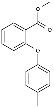 2-(4-Methylphenoxy)benzoic acid methyl ester 结构式