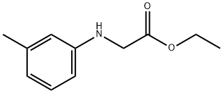 ethyl 2-[(3-methylphenyl)amino]acetate Struktur