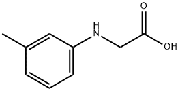 [(3-メチルフェニル)アミノ]酢酸 化学構造式