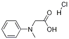 N-苯基-N-甲基甘氨酸盐酸盐, 21911-75-1, 结构式