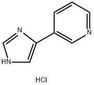 3-(3H-Imidazol-4-yl)-pyridine, 219121-65-0, 结构式