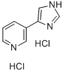 3-(1H-咪唑-4-基)吡啶二盐酸盐, 219121-67-2, 结构式