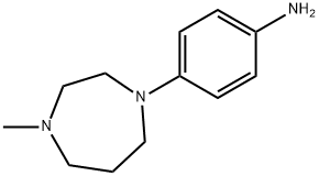 4-(4-METHYL-1,4-DIAZEPAN-1-YL)ANILINE, 219132-82-8, 结构式