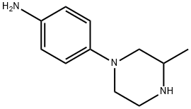Benzenamine, 4-(3-methyl-1-piperazinyl)- (9CI) Structure
