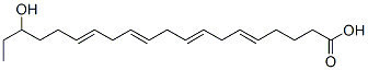 18-hydroxy-5,8,11,14-eicosatetraenoic acid Structure