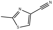 2-メチル-4-チアゾールカルボニトリル 化学構造式