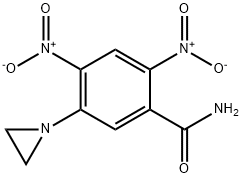 5-(アジリジン-1-イル)-2,4-ジニトロベンズアミド 化学構造式