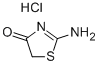 2-アミノ-4,5-ジヒドロ-1,3-チアゾール-4-オン塩酸塩 化学構造式