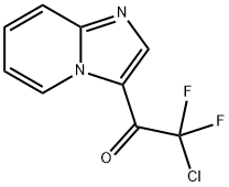 3-(クロロジフルオロアセチル)イミダゾ[1,2-a]ピリジン 化学構造式