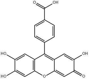 9-(4-CARBOXYPHENYL)-3-FLUORONE Struktur
