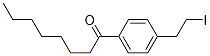 1-(4-(2-iodoethyl)phenyl)octan-1-one Structure