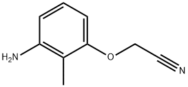 Acetonitrile,  (3-amino-2-methylphenoxy)-  (9CI) Struktur